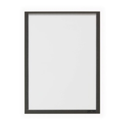 Durable Magnetic Easy-Insertion Info Pocket Signage for Metal - 5 Pack - A4 Grey