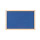 Earth Prime Felt Noticeboard 120x120cm Blue Oak MDF Frame FB6543233