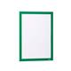 Durable DURAFRAME Self Adhesive Magnetic Signage Frame - 10 Pack - A4 Green