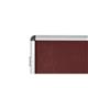 Bi-Office Enclore Display Case Burgundy Felt Acrylic Aluminium Frame 32xA4 VT770106150
