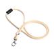 Durable Soft Recycled Fabric Lanyards with Safety Release - 10 Pack - Beige