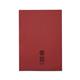 Rhino Exercise Book 8mm Ruled with Margin 80 Pages A4+ Red (Pack of 50) VDU080-200-4