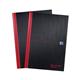 Oxford Black N Red Hardback Casebound Recycled Notebook 192 Pages A4 (Pack of 2) 400194939