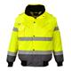 Portwest Hi Vis 3-in-1 Contrast Bomber Jacket M Yellow/Gry