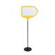 Bi-Office Yellow Arrow Floor Sign Magnetic Drywipe Surface SIG01010909