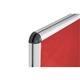 Bi-Office Enclore Display Case Red Felt Acrylic Aluminium Frame 40xA4 VT750105150