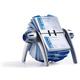Durable VISIFIX VEGAS 400 Card Rotary Business Card Holder - A-Z Index - Silver