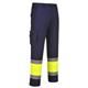 Portwest Hi Vis Contrast Class 1 Service Trousers 3XL Yellow/Navy