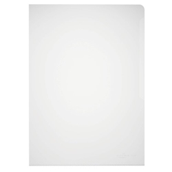 Durable Plastic Cut Flush Document Wallet Folder - 100 Pack - A4 Clear