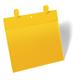 Durable Strap Ticket Holder Document Pocket Landscape - 50 Pack - A4 Yellow