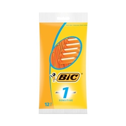 Bic 1 Disposable Razor Sensitive (Pack of 12) 928770