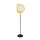 Bi-Office Yellow Arrow Floor Sign Magnetic Drywipe Surface SIG01010909