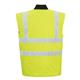 Portwest Hi Vis Reversible Bodywarmer 4XL Yellow