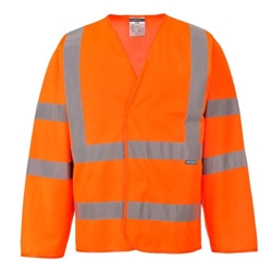Portwest Hi Vis Band and Brace Jacket L/S XX/3X Orange (Pack of 15)