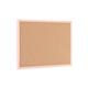 Bi-Office Pastel Cork Noticeboard Salmon Frame 600x400mm MC030011991