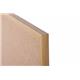 Earth Executive Cork Noticeboard 60x45cm Cork Surface Oak MDF Frame SF142001239