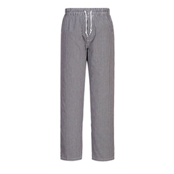 Portwest Bromley Chefs Trousers 2XL Blk Check
