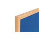 Bi-Office Earth Blue Felt Notice Board 22mm Oak Frame 2400x1200mm - FB8643239
