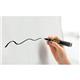 Bi-Office Inkstring XL Drywipe Marker Black (Pack of 12) PE4201