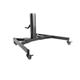 Filex Mobile TV Stand Height Adjustable for 37-70 Inch Flat Panel Screens Black 809148