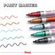 Pentel Paint Marker Fine Bullet Tip Assorted Metallic (Pack of 6) YMSP10/6MET-M