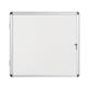 Earth Enclore Enclosed Magnetic Noticeboard 6xA4 Aluminium Frame RVT620109150