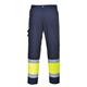 Portwest Hi Vis Contrast Class 1 Service Trousers 3XL Yellow/Navy