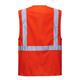 Portwest Berlin Hi Vis Executive Vest 3XL Red (Pack of 10)