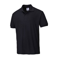 Portwest Naples Polo Shirt S/S 2XL Blk