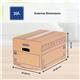Bankers Box Smoothmove C-Flute Everyday Moving Box 39 Litre (Pack of 10) 6203601