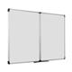 Bi-Office Maya Trio Magnetic Lacquered Steel Surface Aluminium Frame 120x90cm TR02020509170