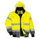 Portwest Hi Vis 3-in-1 Contrast Bomber Jacket L Yellow/Gry