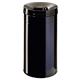 Durable Fire Extinguishing Metal Waste Bin - TUV Certified - 60L - Black