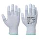 Portwest Anti-Static PU Fingertip Glove 1 Pair Grey Medium (Pack of 12) A198GRRM