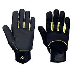 Portwest Mechanics Anti-Vibration Glove 1 Pair Black Medium A791K8RM