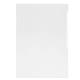 Durable Plastic Cut Flush Document Wallet Folder - 10 Pack - A3 Clear