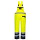 Portwest Hi Vis Breathable Contrast Rain Bib and Brace M Yellow/Navy