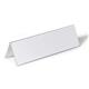 Durable Clear Plastic Table Place Name Holders and Inserts - 25 Pack - 105x297mm