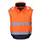 Portwest Hi Vis 2-in-1 Contrast Essential Lite Bomber Jacket XL Orange/Navy