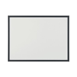 Bi-Office Basic Whiteboard Drywipe Surface Black Frame 60x45cm MP04001161