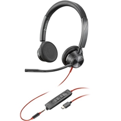 Poly Blackwire 3325 Stereo 3.5mm + USB-C/A Headset 8X221AA