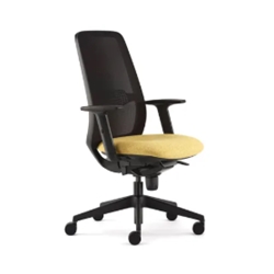 Eclipse Mesh High Back Chair, Black Frame, Adj Lumber,  Adj Arms & S/Slide. Ecl02B/Ss Gp0 Havana Yp009
 FU1006