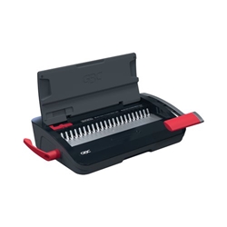 GBC CB12 Manual Comb Binding Machine Black/Red 4410060
