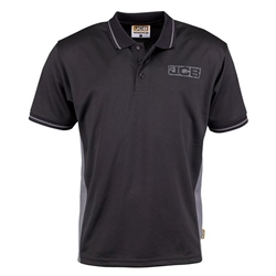JCB Trade Polo Black/Grey 2XL D+IB-XXL