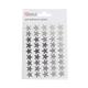 Blick Labels Metallic Stars Silver 14mm 135 Stickers RS025955