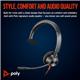 Poly Blackwire 3315 Monaural MS 3.5mm + USB-C/A Headset 8X218AA