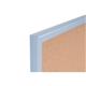 Bi-Office Pastel Cork Noticeboard Blue Frame 600x400mm MC030011981
