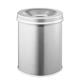 Durable Fire Extinguishing Metal Waste Bin - TUV Certified - 15L - Silver