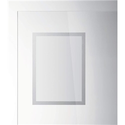 Durable DURAFRAME Static Cling Magnetic UV Signage Frames - 2 Pack - A4 Silver