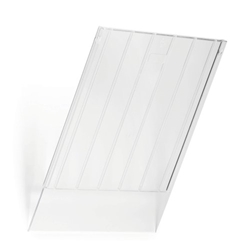 Durable Front Plate for FLEXIBOXX A4 Portrait Literature Holder - Clear